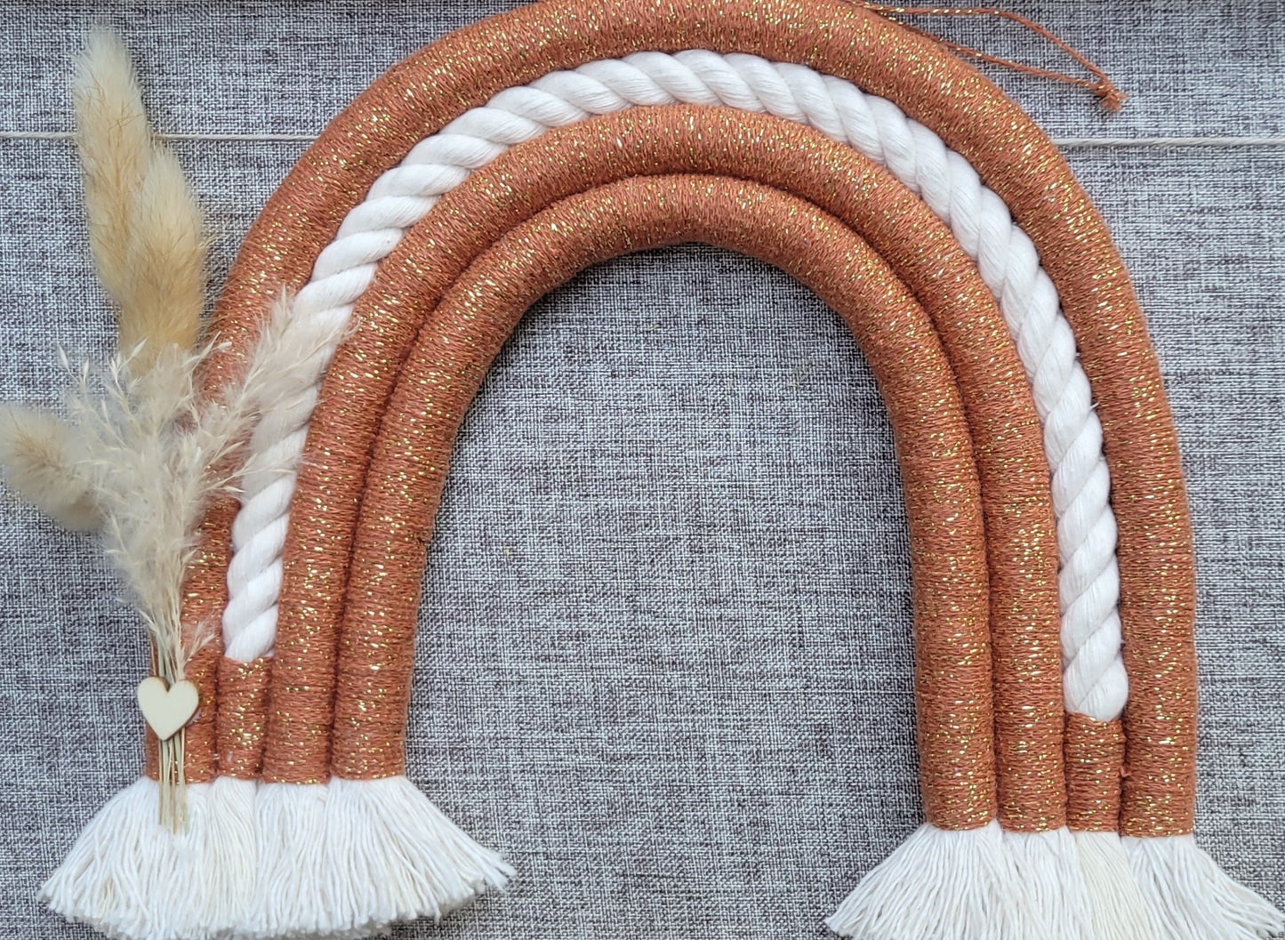 Arc-en-ciel en macramé Le Bohème