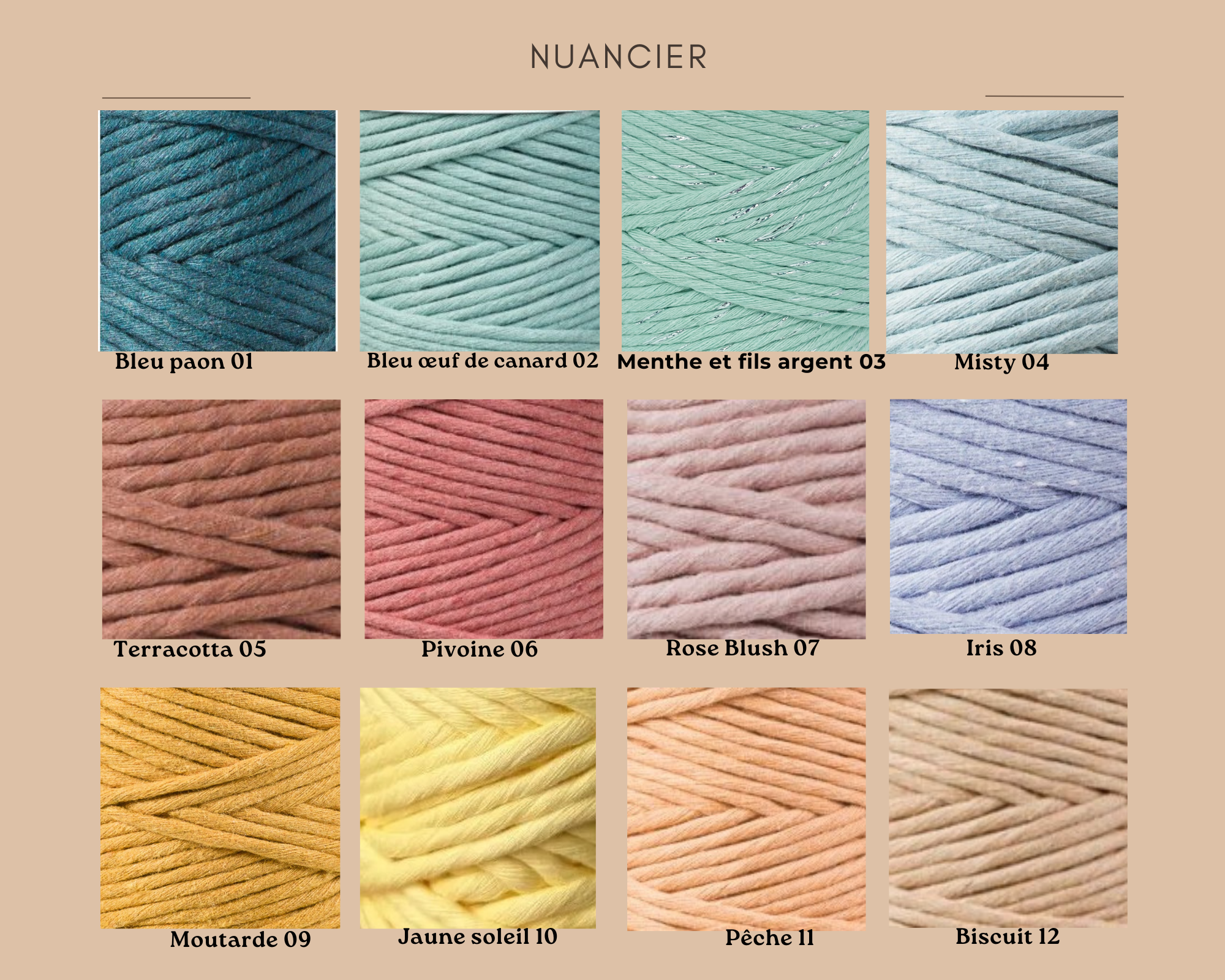 Couronne en macramé