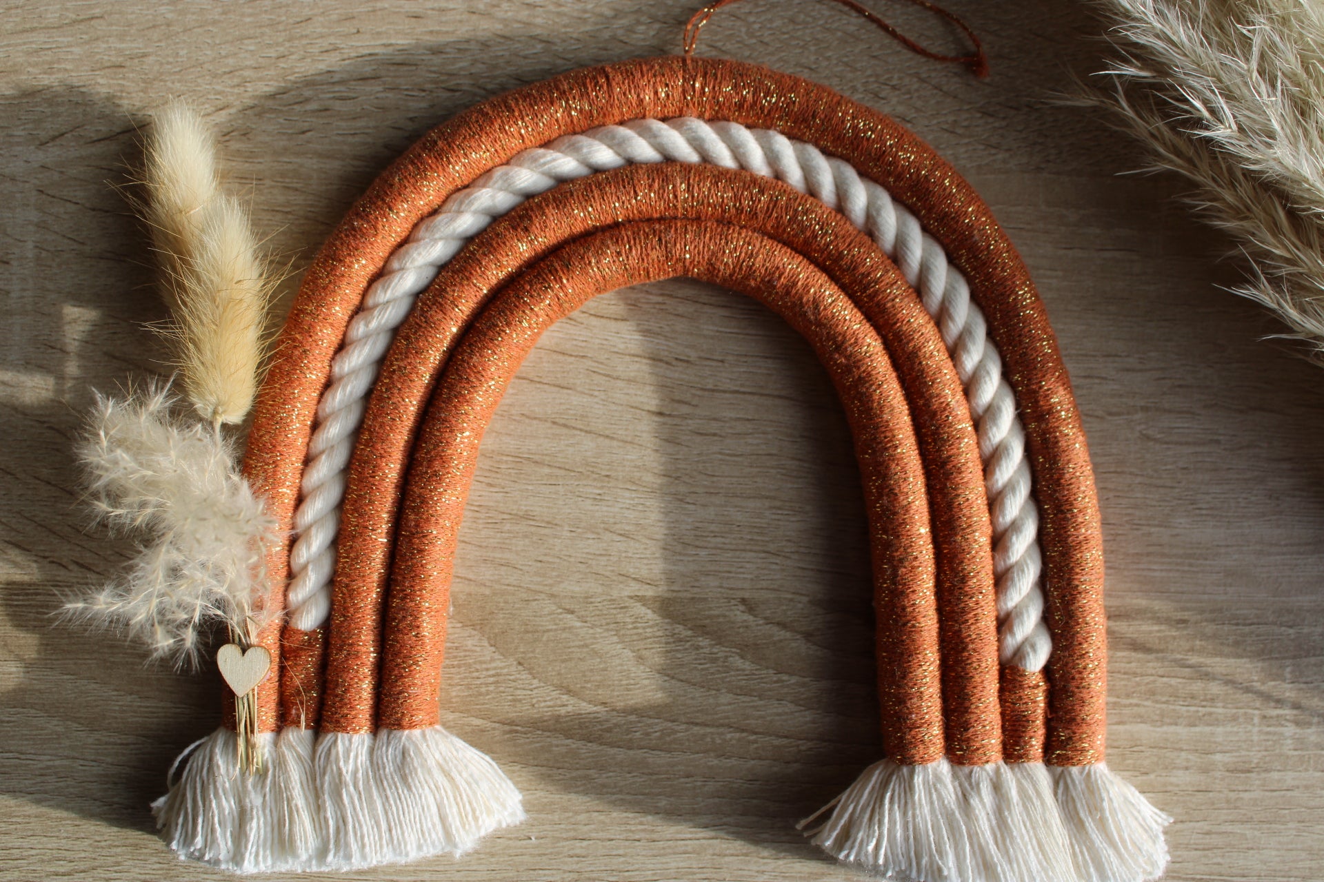 Arc-en-ciel en macramé Le Bohème