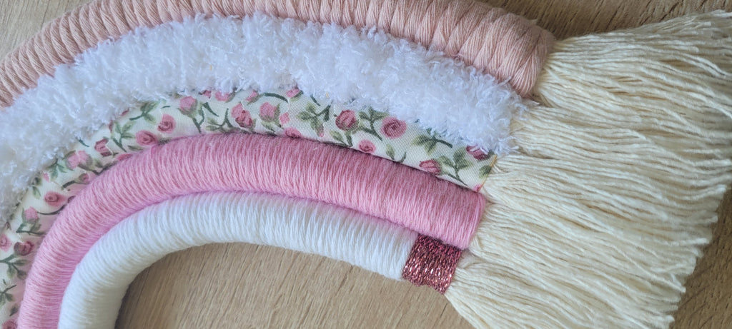 Arc-en-ciel en macramé Dolce