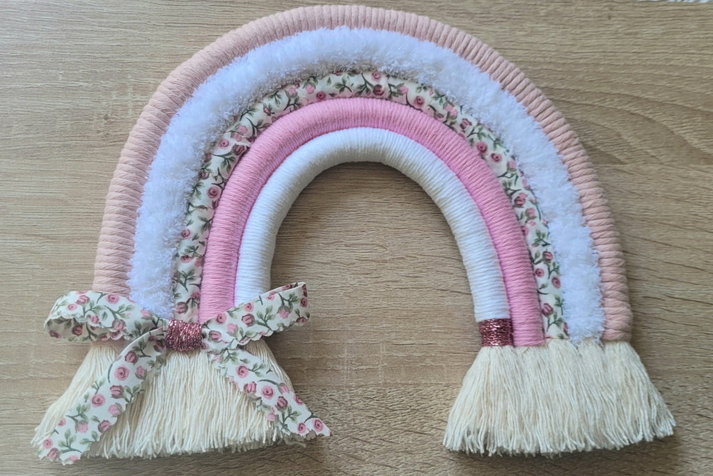 Arc-en-ciel en macramé Dolce