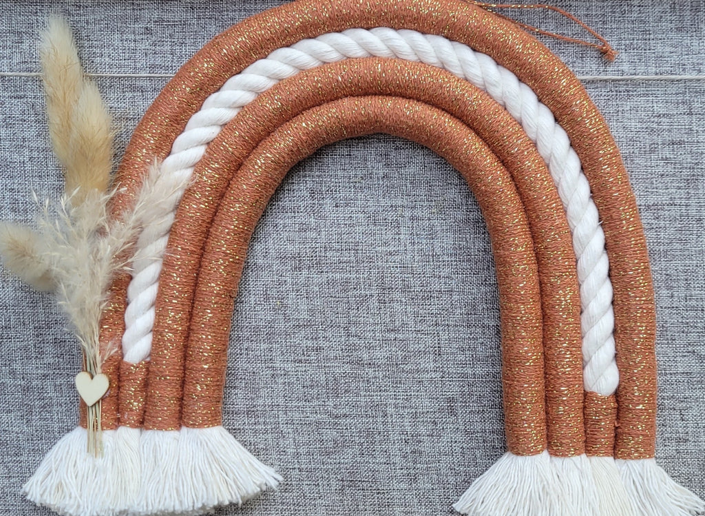 Arc-en-ciel en macramé Le Bohème