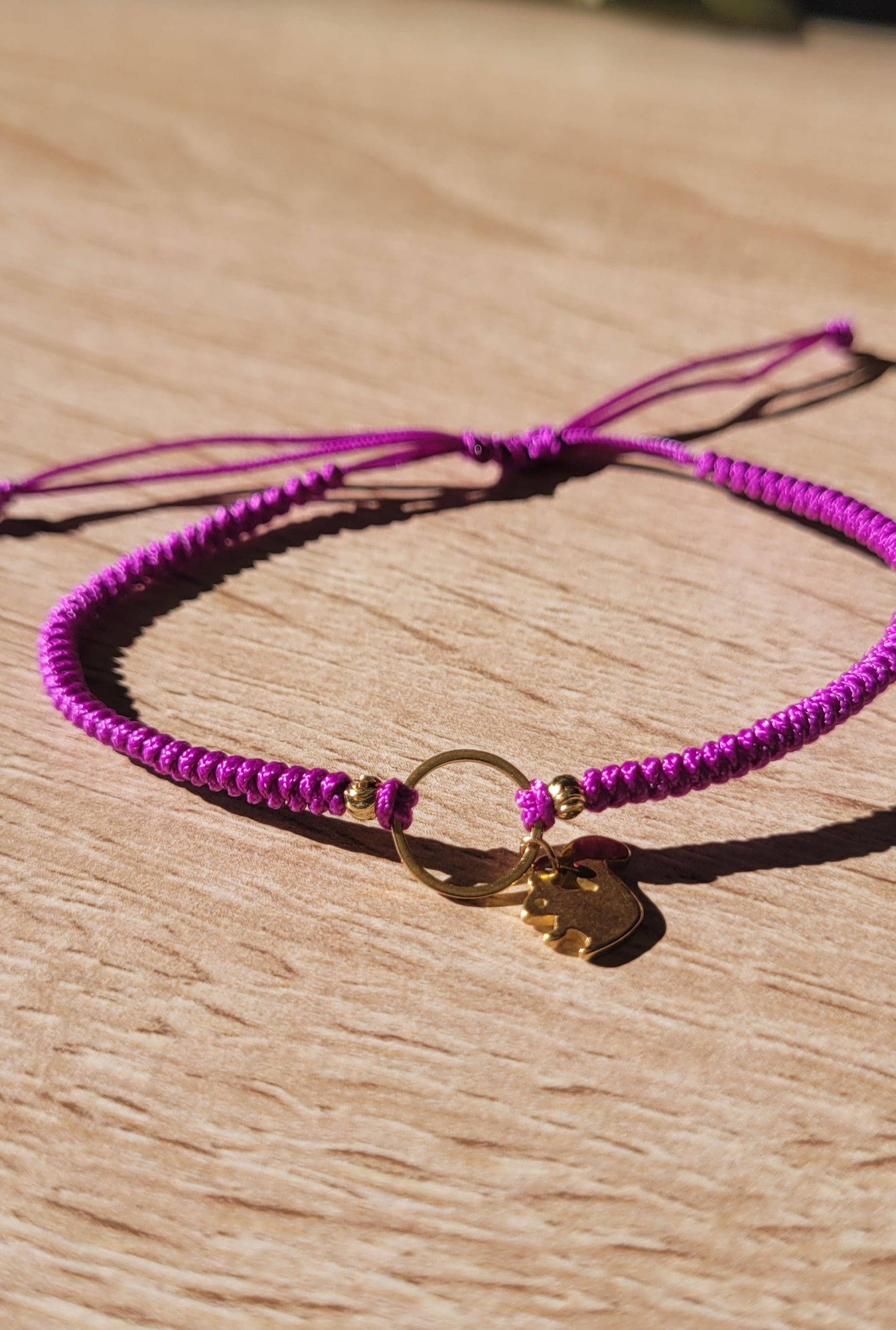 Bracelet en micro-macramé Squirell