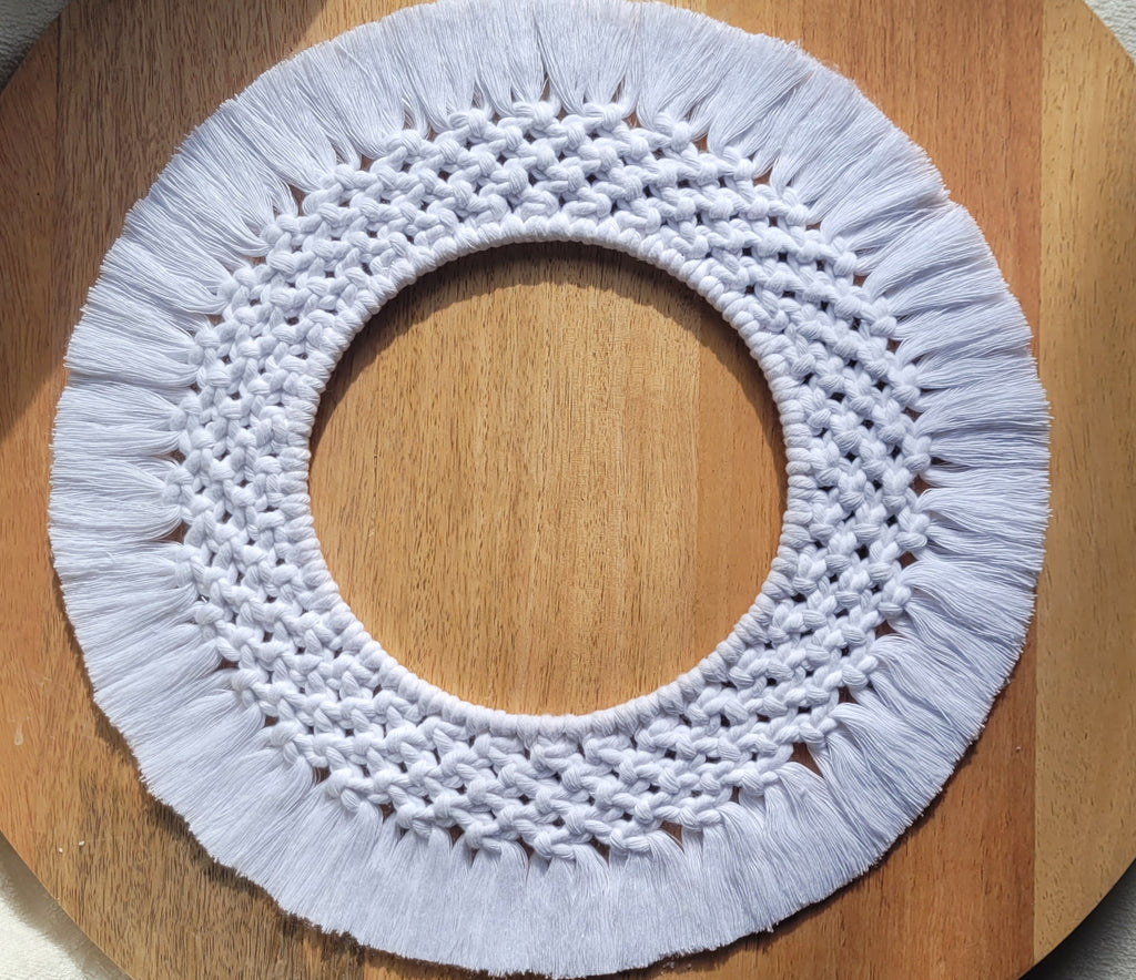 Couronne en macramé Edwige