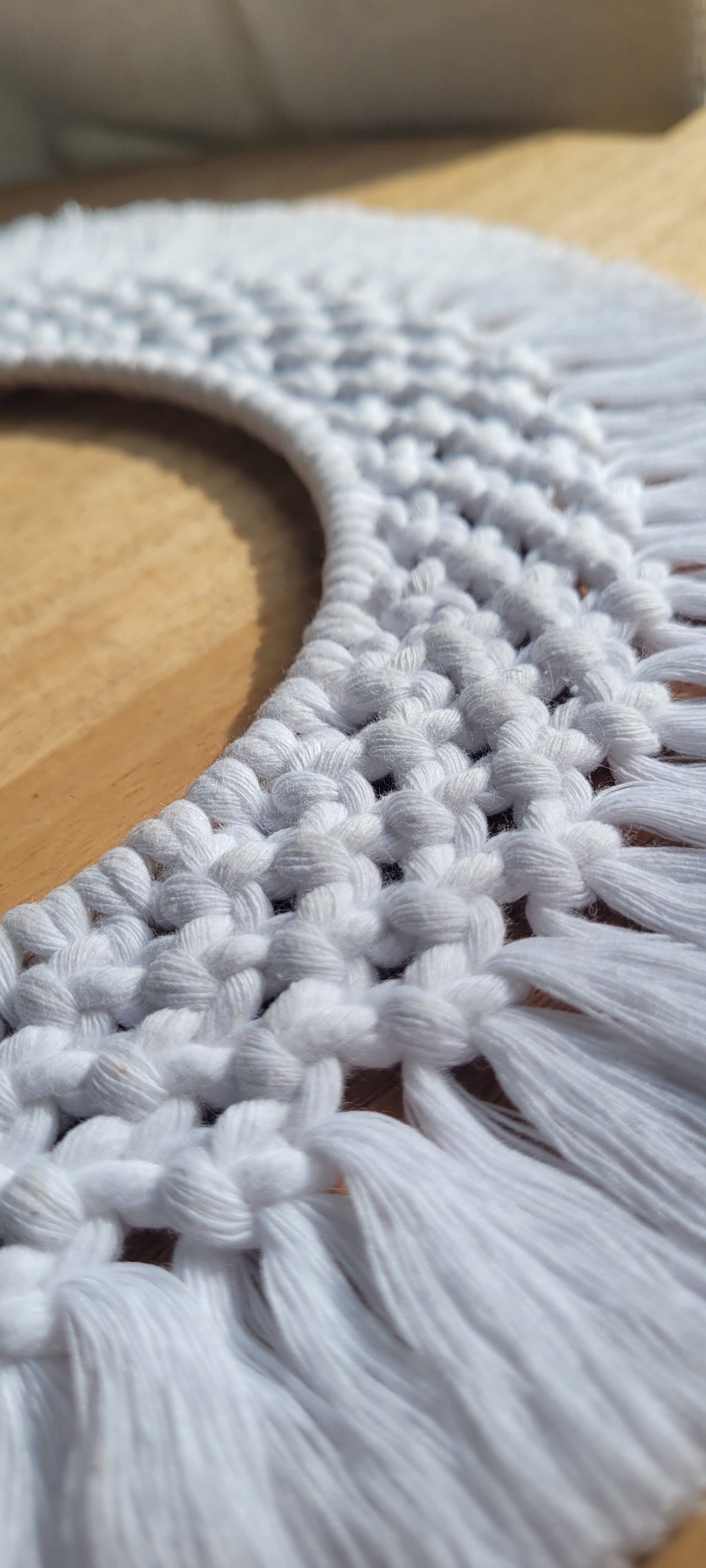 Couronne en macramé Edwige