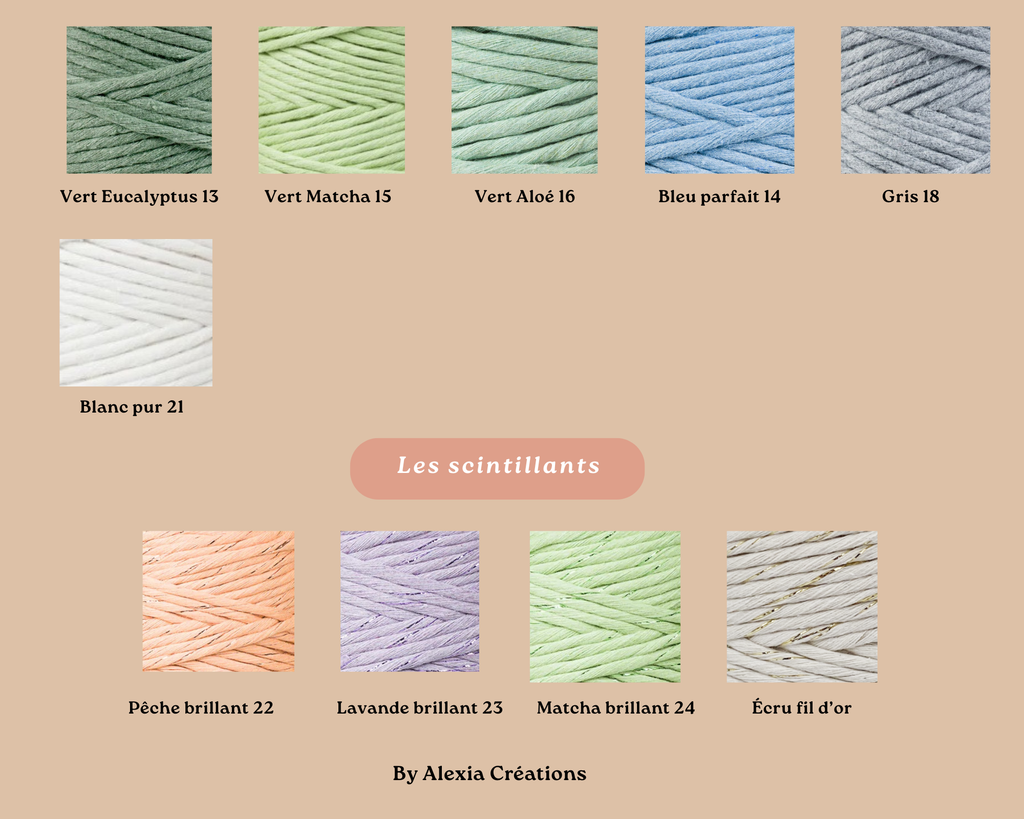 Décoration murale en macramé Emi