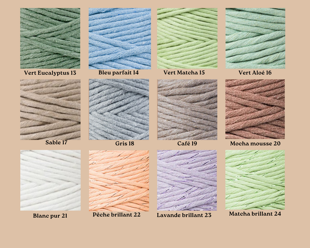 Couronne en macramé Edwige