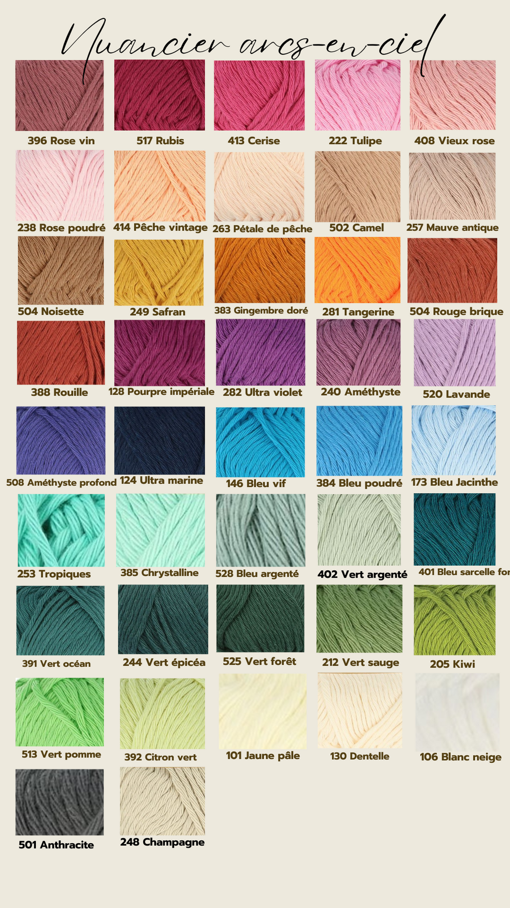 Arc-en-ciel en macramé Aprile