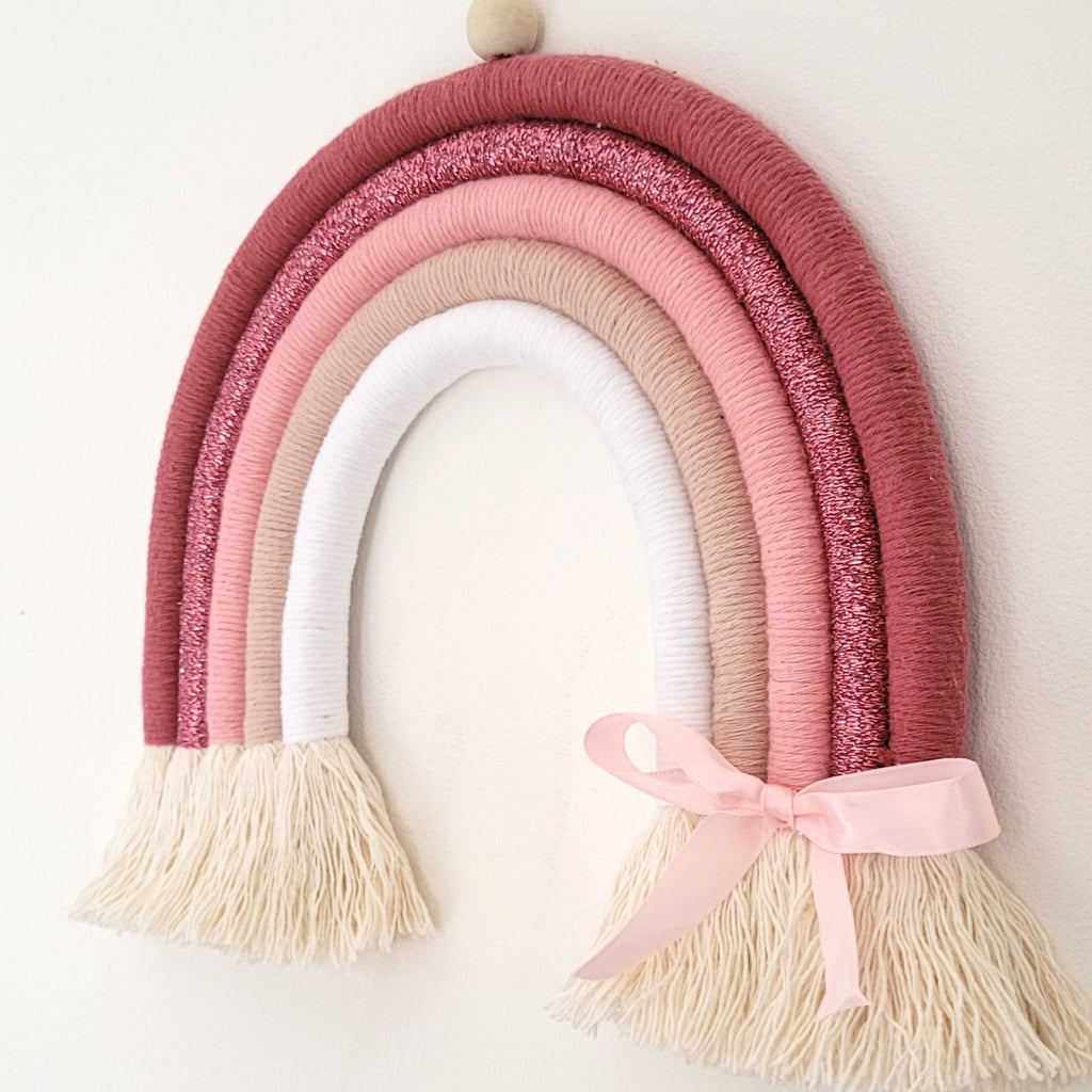 Arc-en-ciel en macramé Aprile